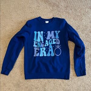 Blue In My Engaged Era Sweatshirt
